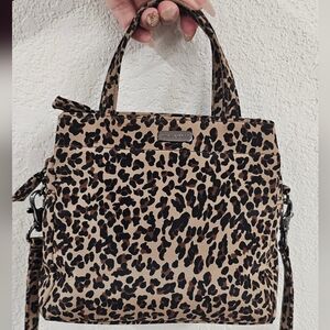Leopard Print Mini Handbag